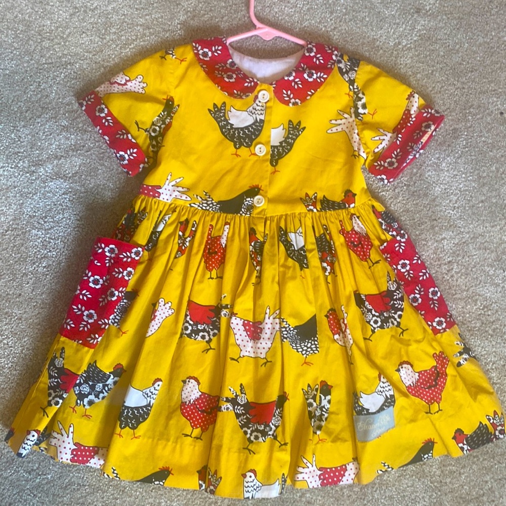 Adorable Eleanor Rose chicken dress.  Size 5/6